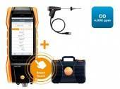 Комплект testo 300, СО без Н2-компенсации - Комплект testo 300 без H2-компенсации: анализатор дымовых газов (O2, CO до 4000 ppm)